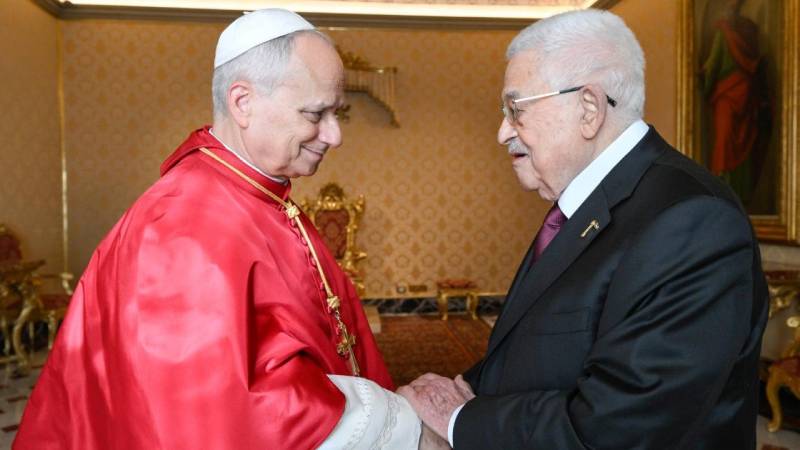 filistin devlet baskani abbas vatikanda papa 14 leo ile gorustu ZpxaGOBm.jpg