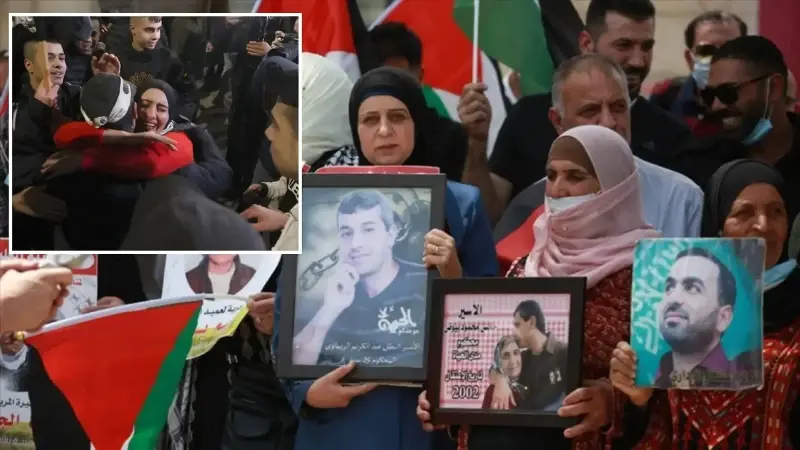 israil gazzeden alikoydugu bazi filistinli esirleri serbest birakti 9sIYedws.webp